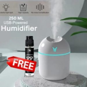 Air Humidifier - 220ml Mini Diffuser with Free 5ml Fragrance